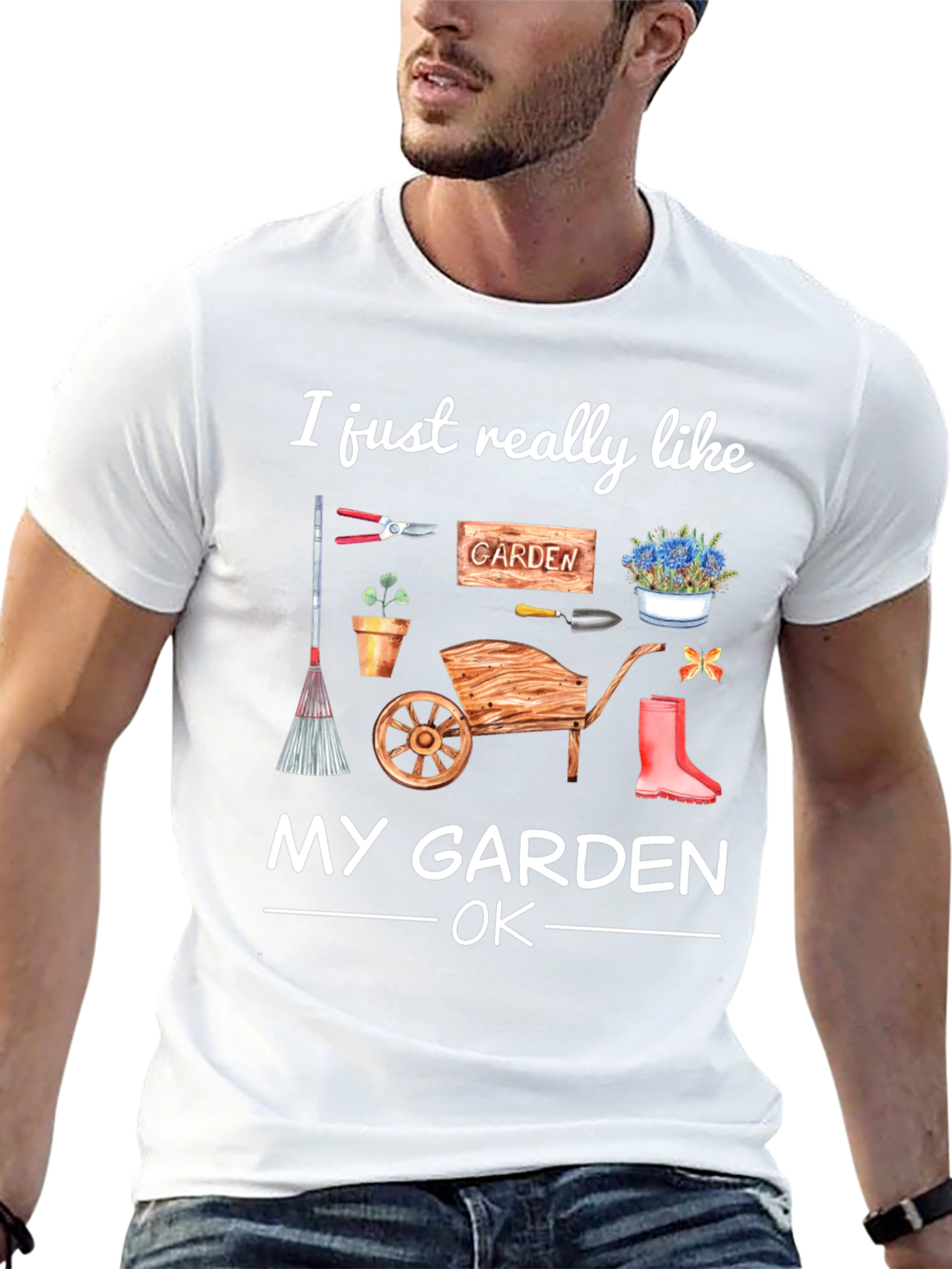 Gardening Lover T-Shirt: I Like My Garden OK