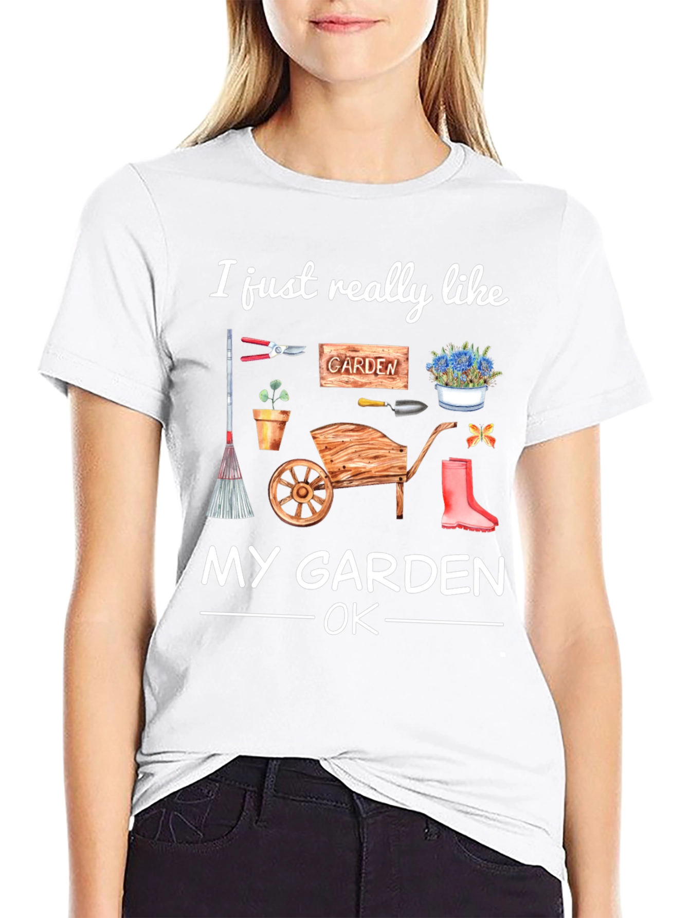 Gardening Lover T-Shirt: I Like My Garden OK