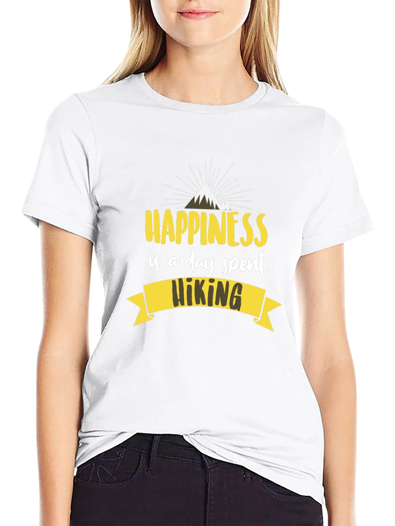 Hiking Happiness Graphic T-Shirt