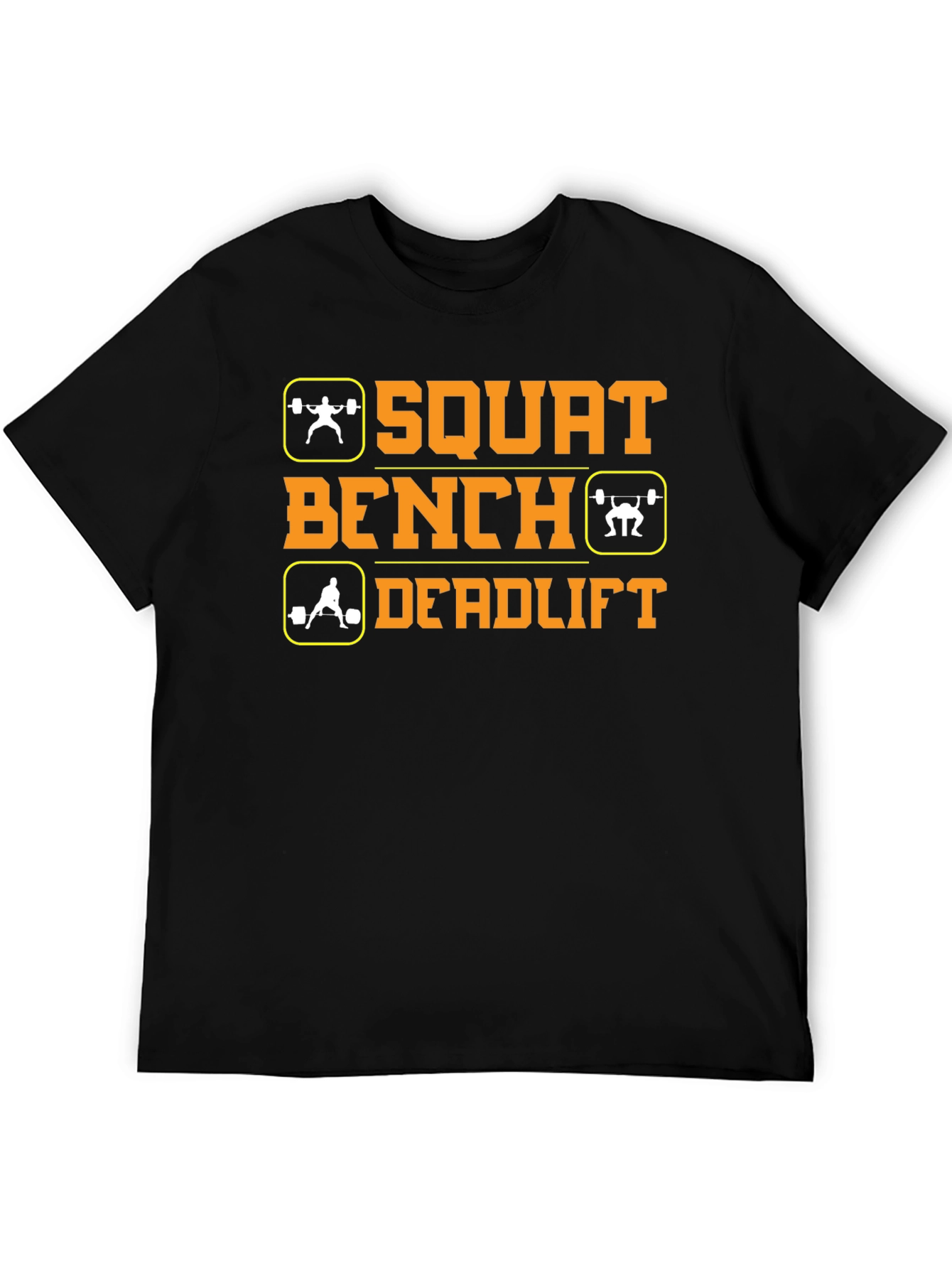 Squat Bench Deadlift Workout Gym T-Shirt