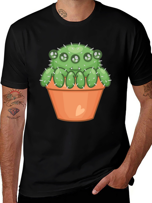 Cactus Monster T-Shirt - Cute & Spooky!
