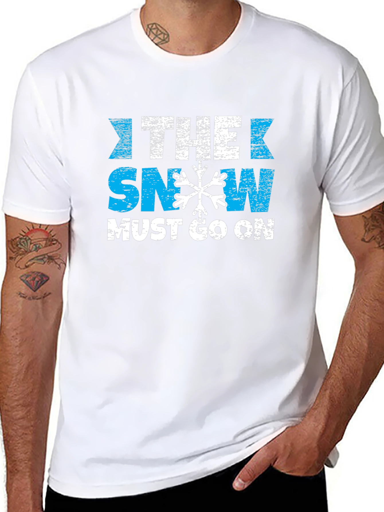 The Snow Must Go On Graphic T-Shirt