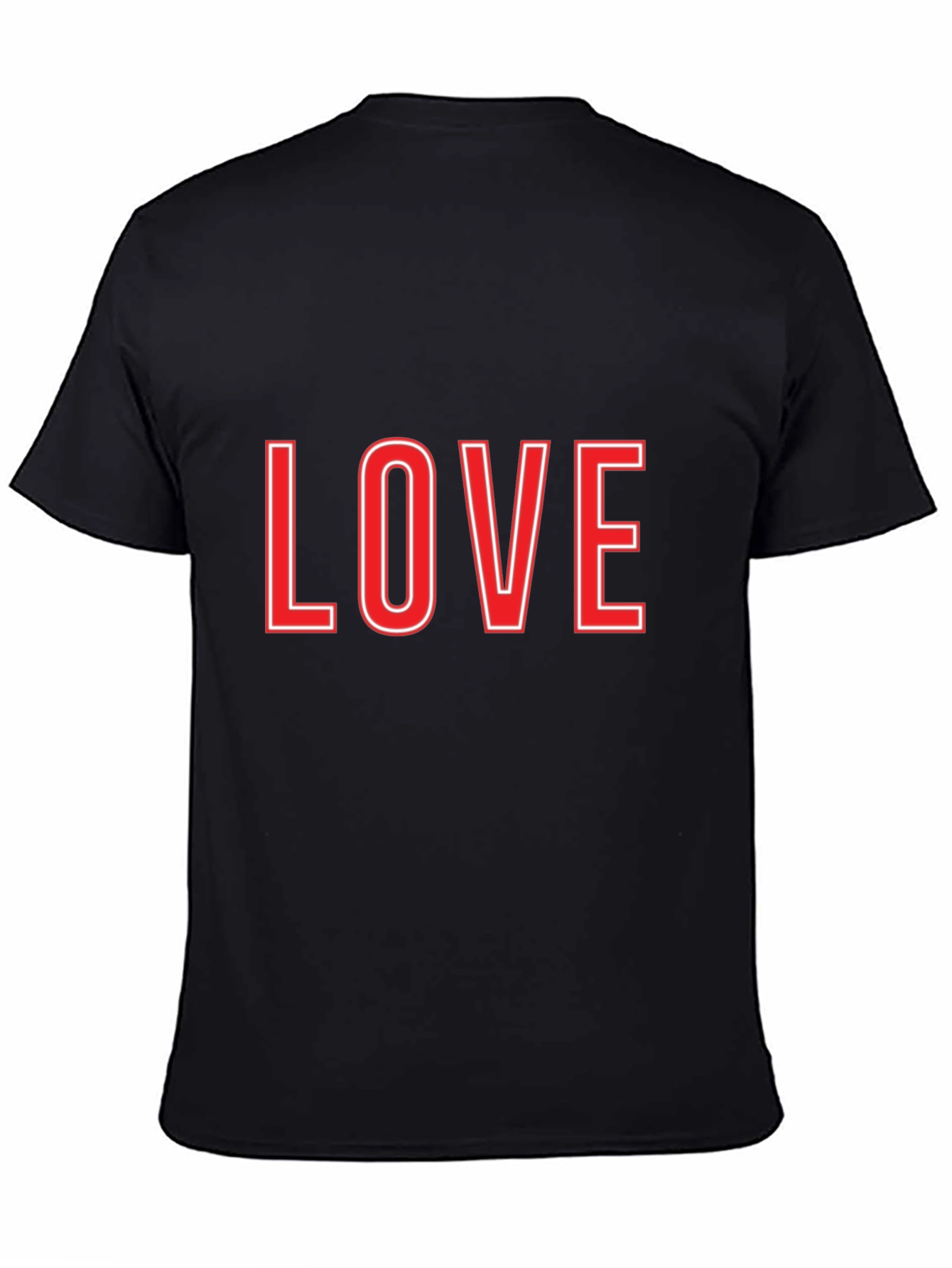 Love Graphic Tee - Black Casual T-Shirt