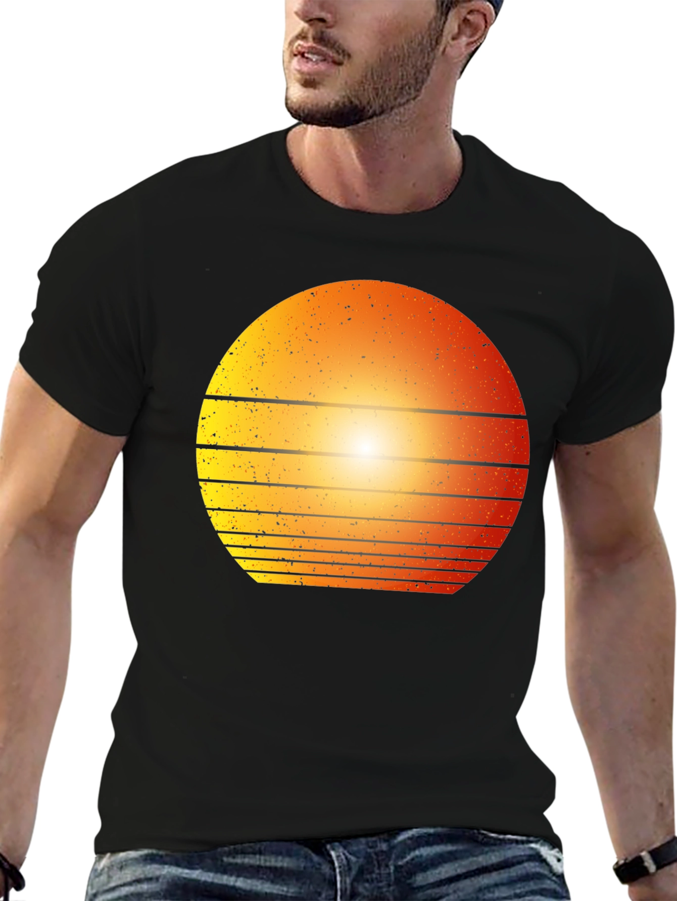 Retro Sunset Graphic Tee - Classic Style