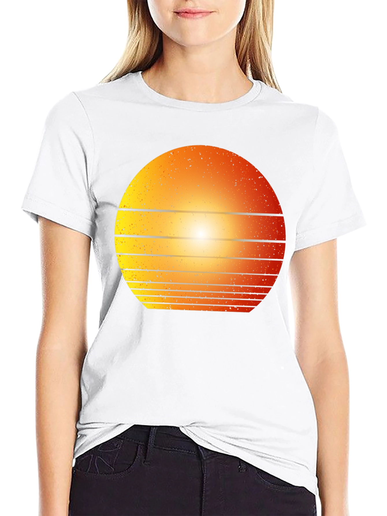 Retro Sunset Graphic Tee - Classic Style