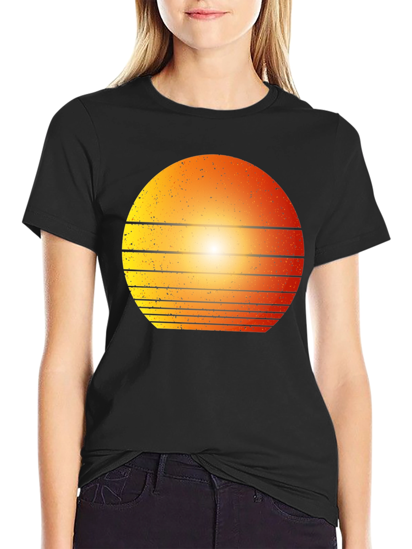 Retro Sunset Graphic Tee - Classic Style