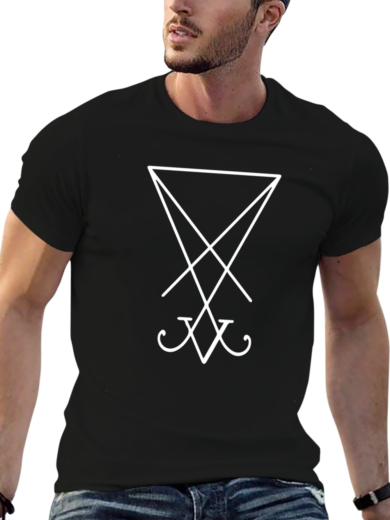 Symbol T-Shirt - Black Cotton Tee