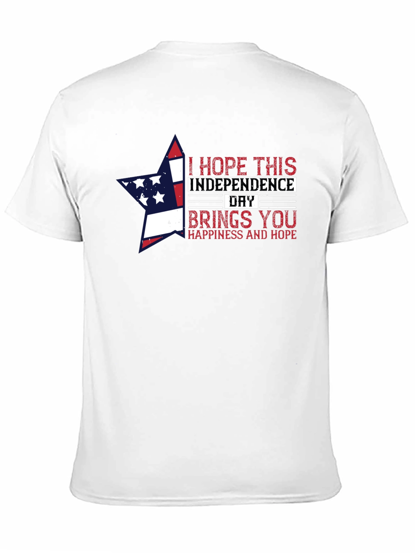 Independence Day Star Graphic T-Shirt