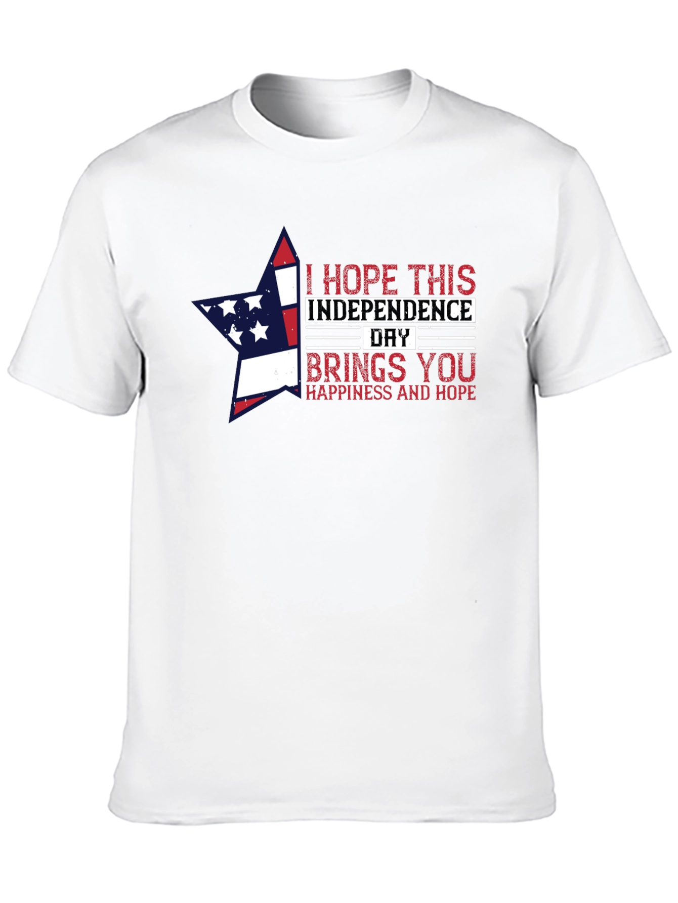 Independence Day Star Graphic T-Shirt
