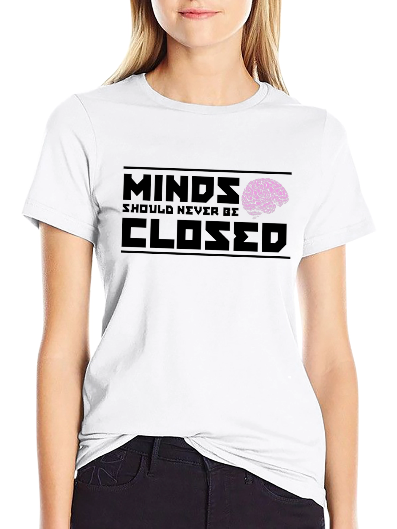 Open Minds T-Shirt - Brain Graphic Tee