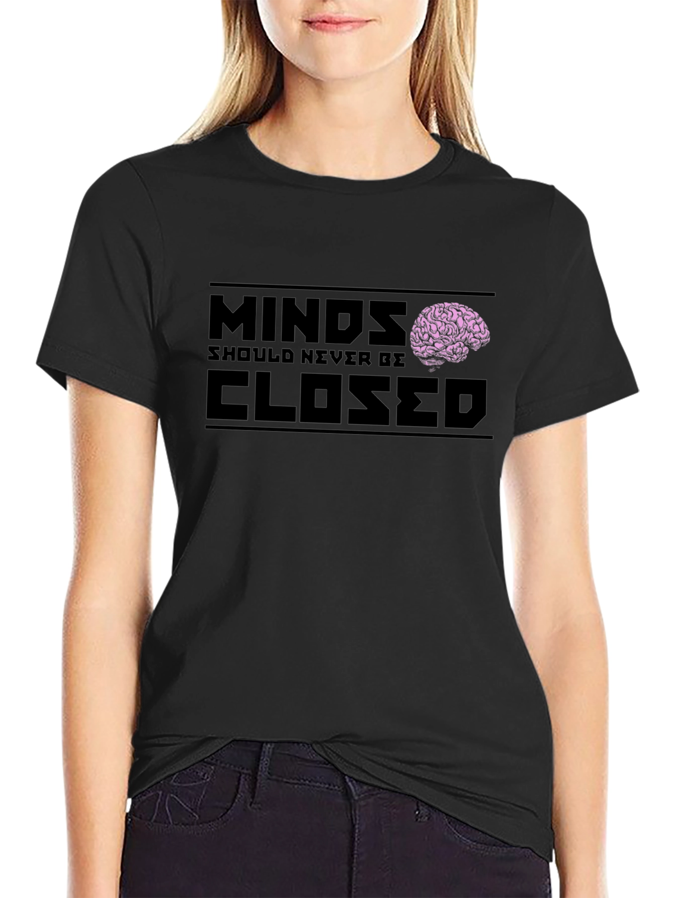 Open Minds T-Shirt - Brain Graphic Tee