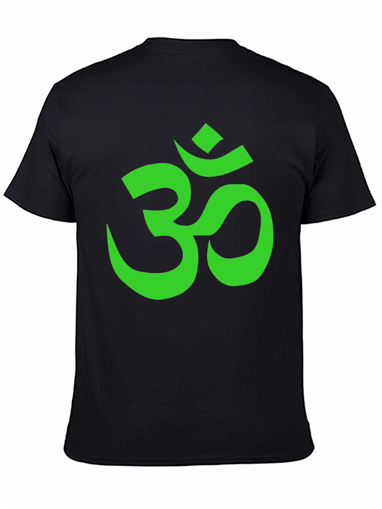 Om Symbol Graphic Tee - Black Cotton T-Shirt