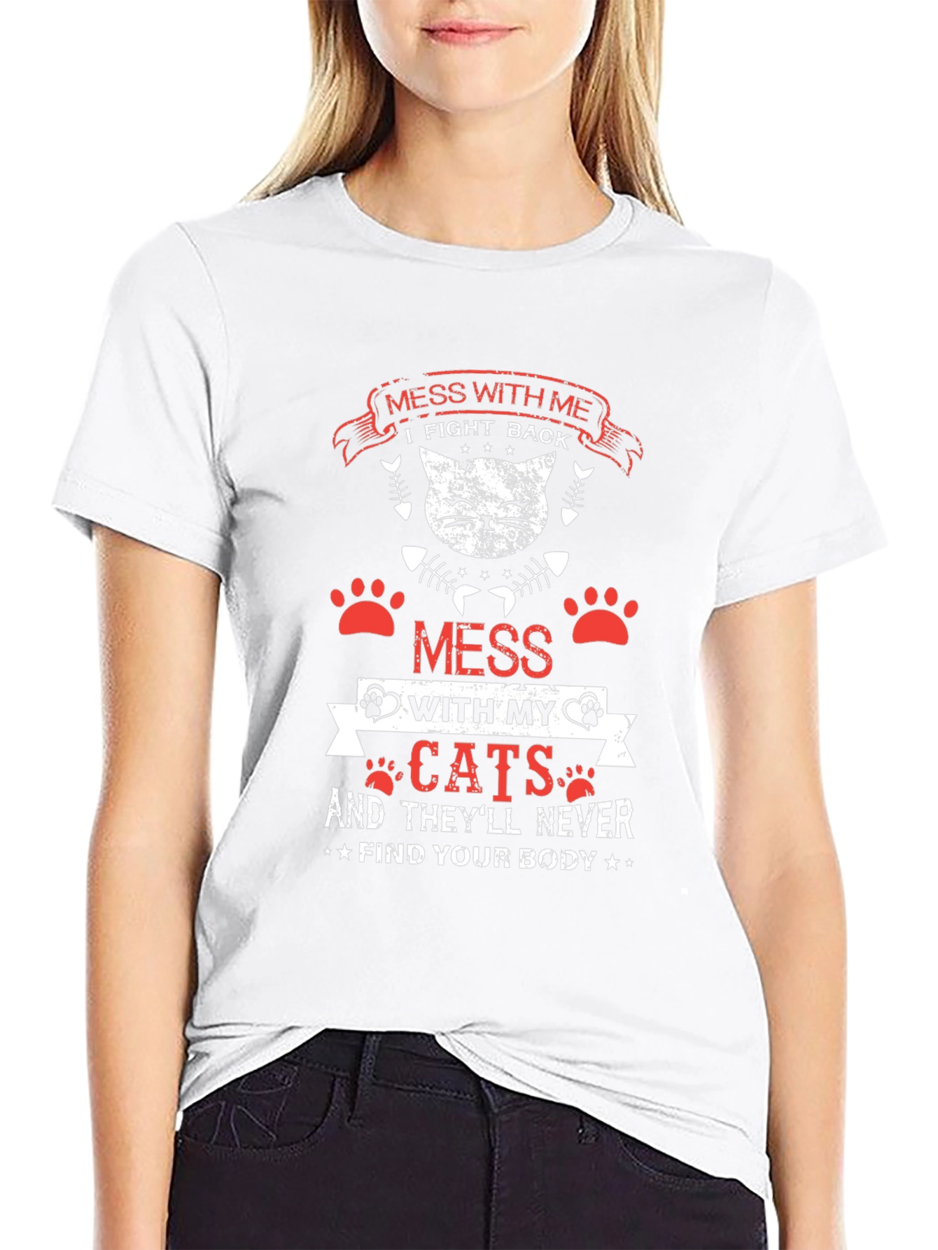 Mens Funny Cat Lover T-Shirt