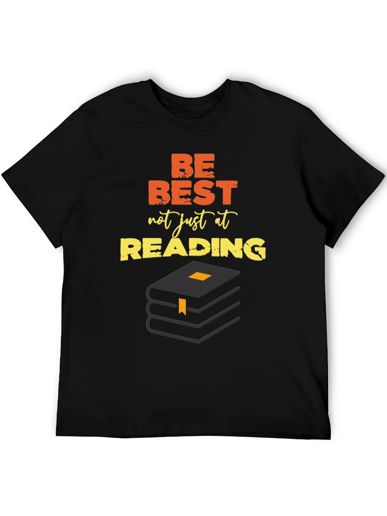 Be Best At Reading Black Graphic Tee