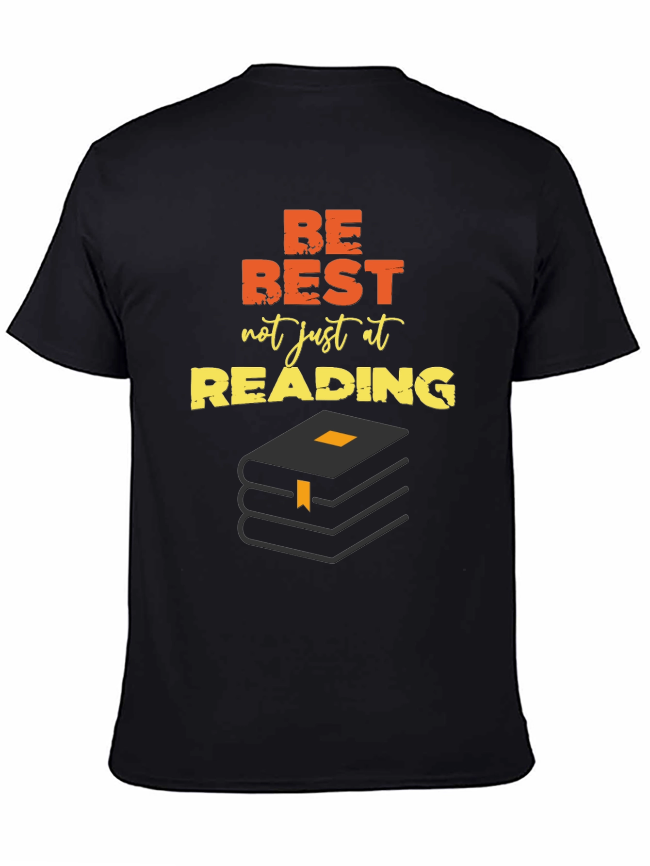 Be Best At Reading Black Graphic Tee