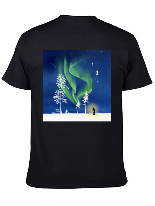 Aurora Borealis Graphic Tee - Northern Lights Shirt
