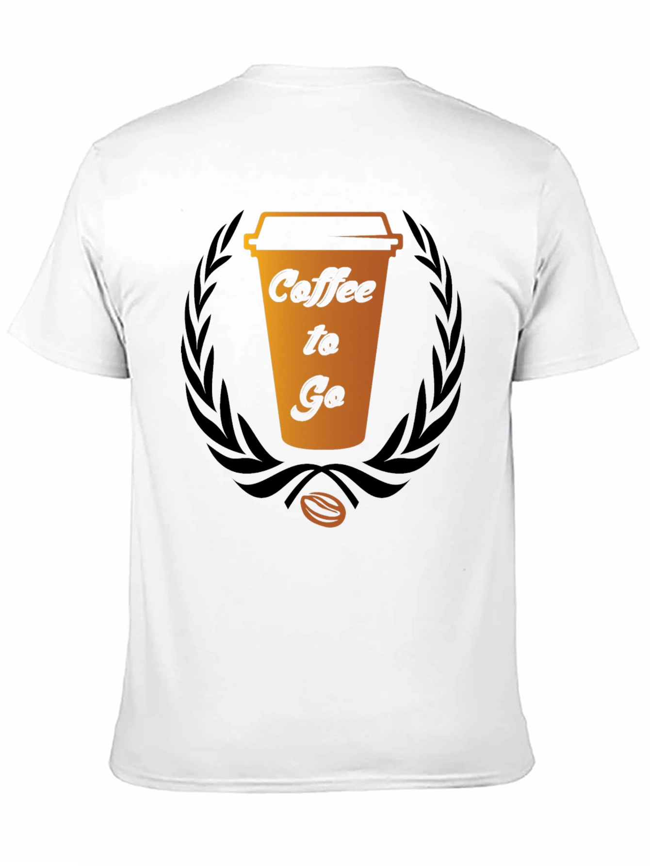Coffee To Go Graphic Tee - Black Cotton T-Shirt