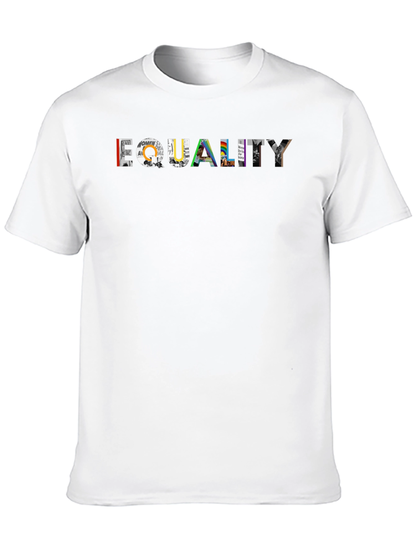 Equality Graphic Print Black T-Shirt