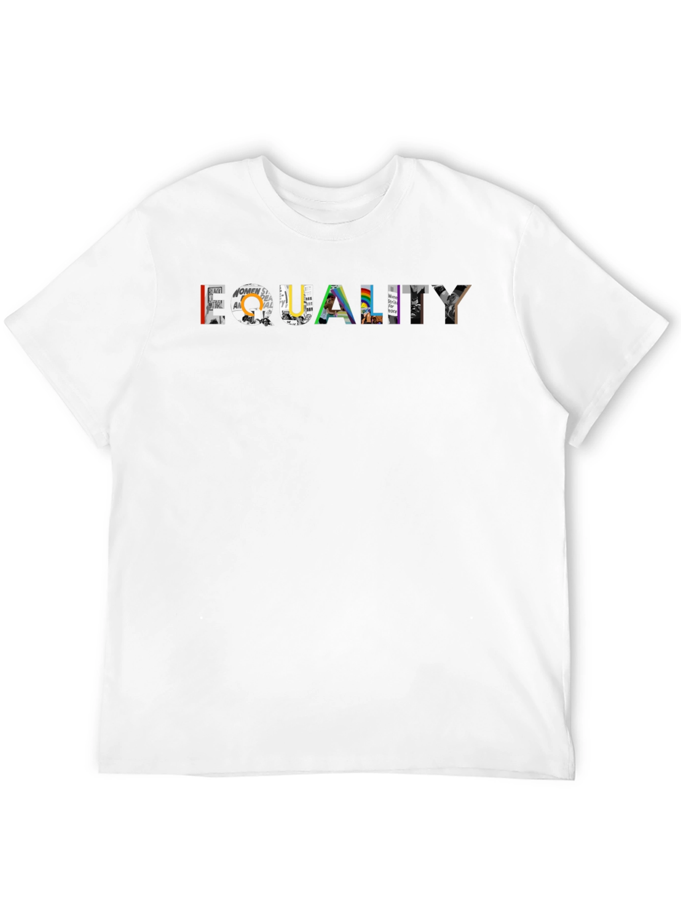 Equality Graphic Print Black T-Shirt