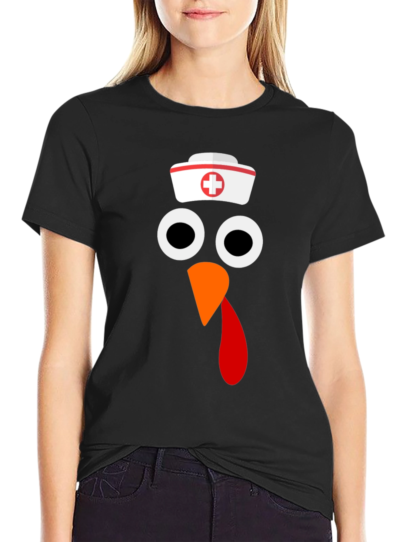Turkey Nurse Thanksgiving T-Shirt - Festive Holiday Apparel