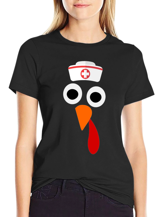 Turkey Nurse Thanksgiving T-Shirt - Festive Holiday Apparel