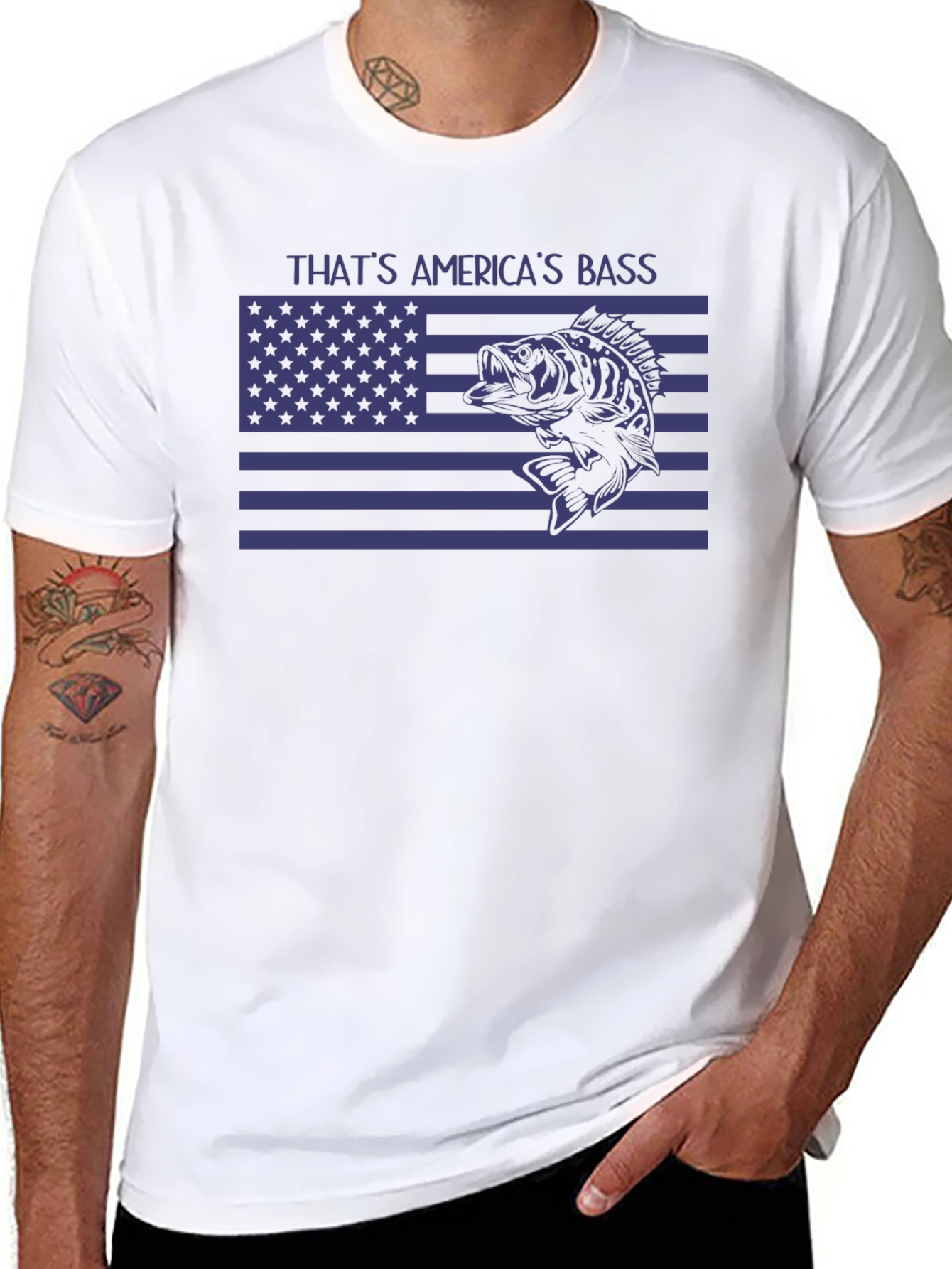 Americas Bass Graphic Tee