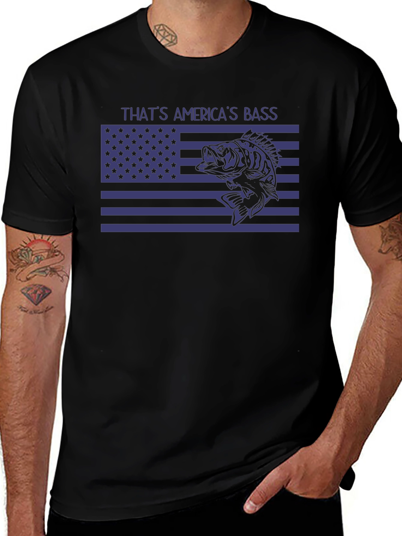 Americas Bass Graphic Tee
