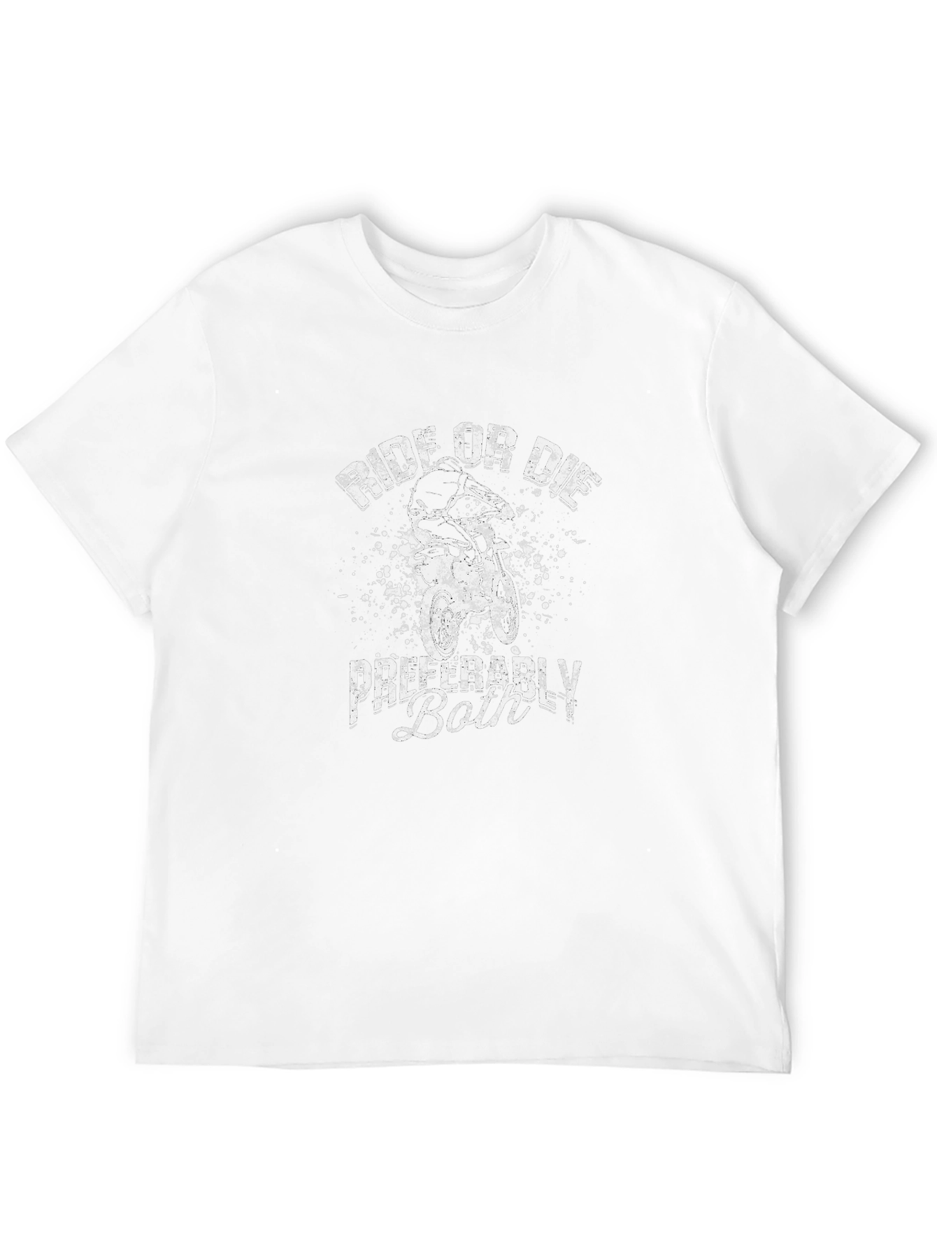 Ride or Die Preferably Both Black T-Shirt