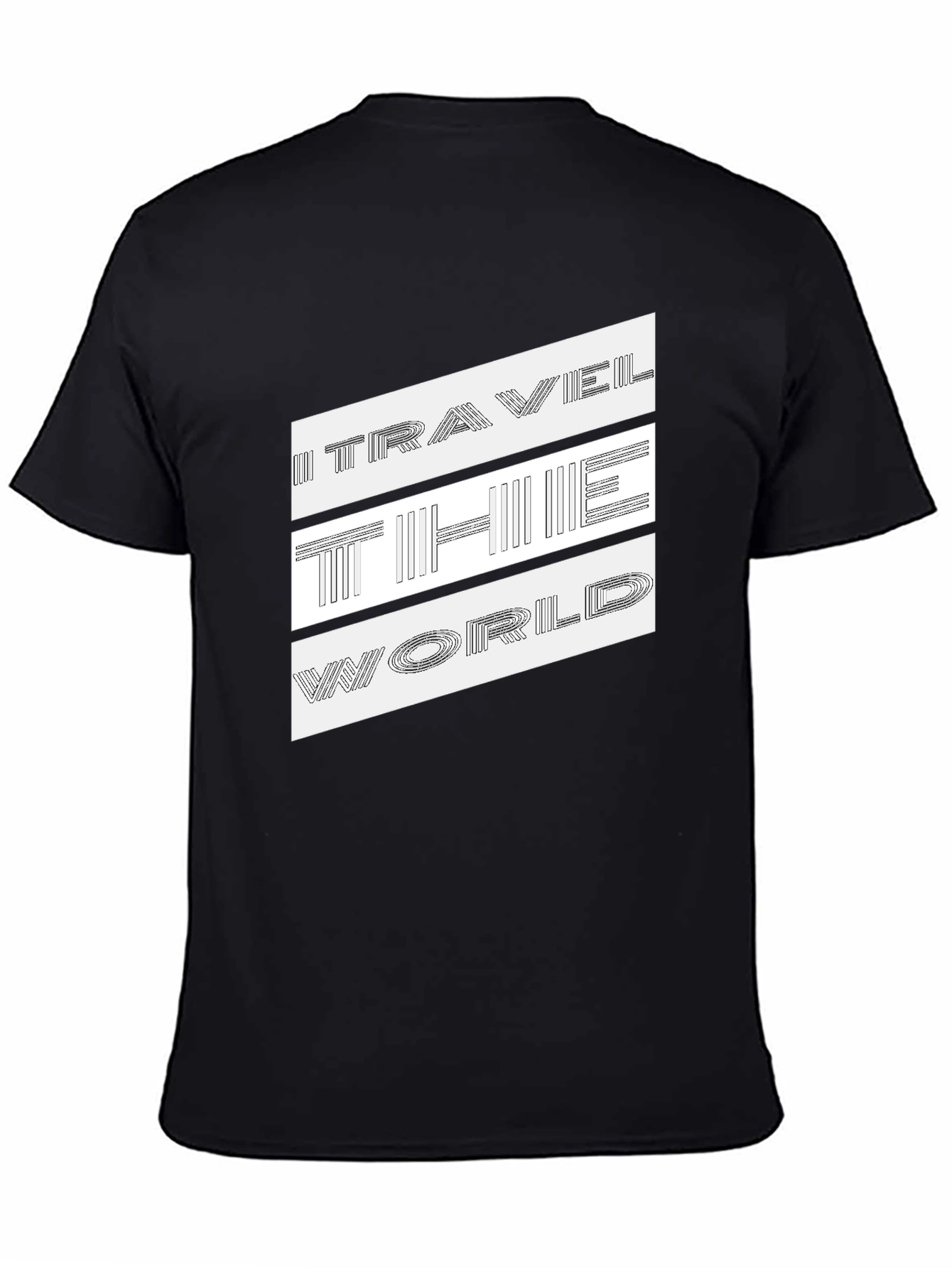 Travel The World Graphic Print T-Shirt