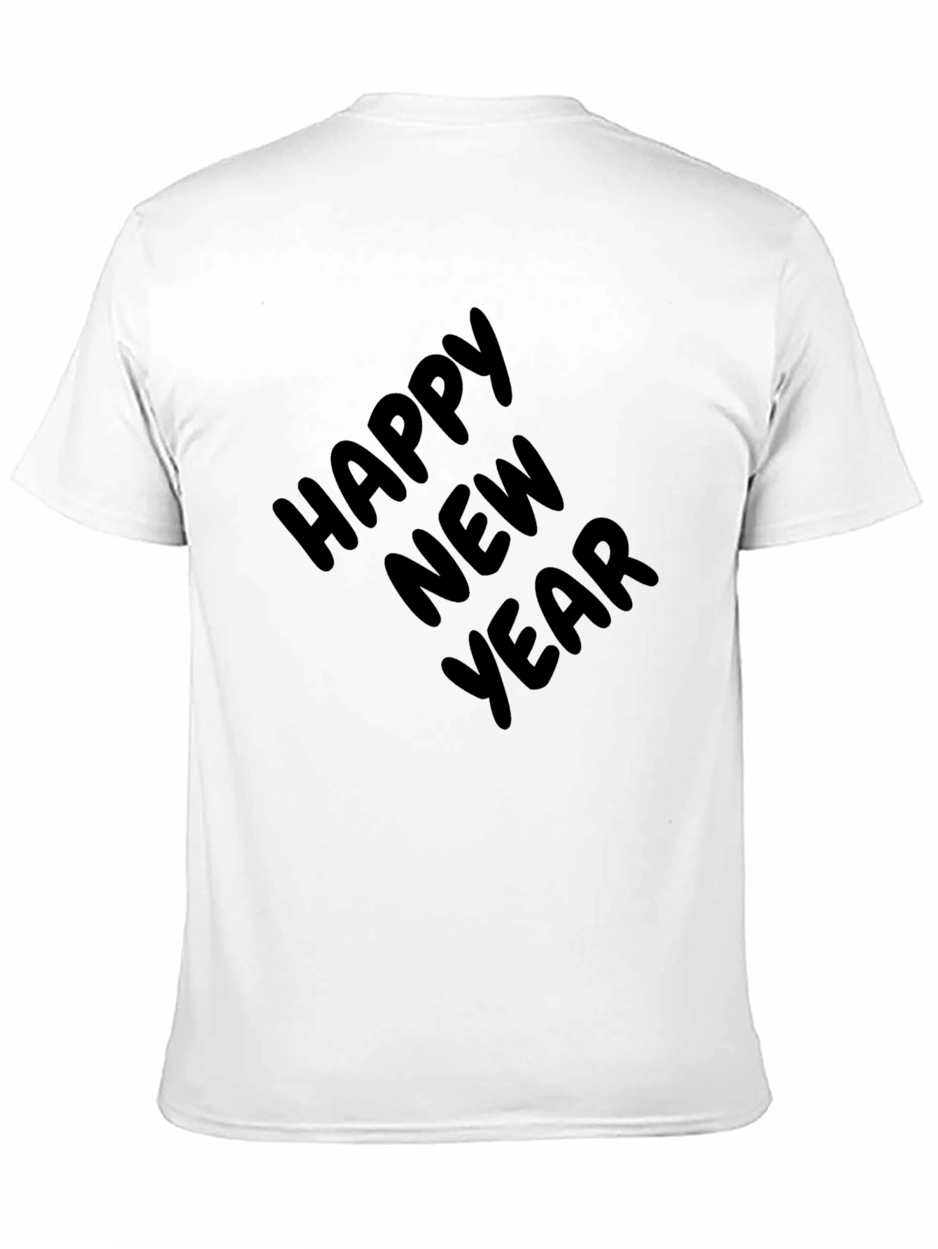 Happy New Year Black Tee