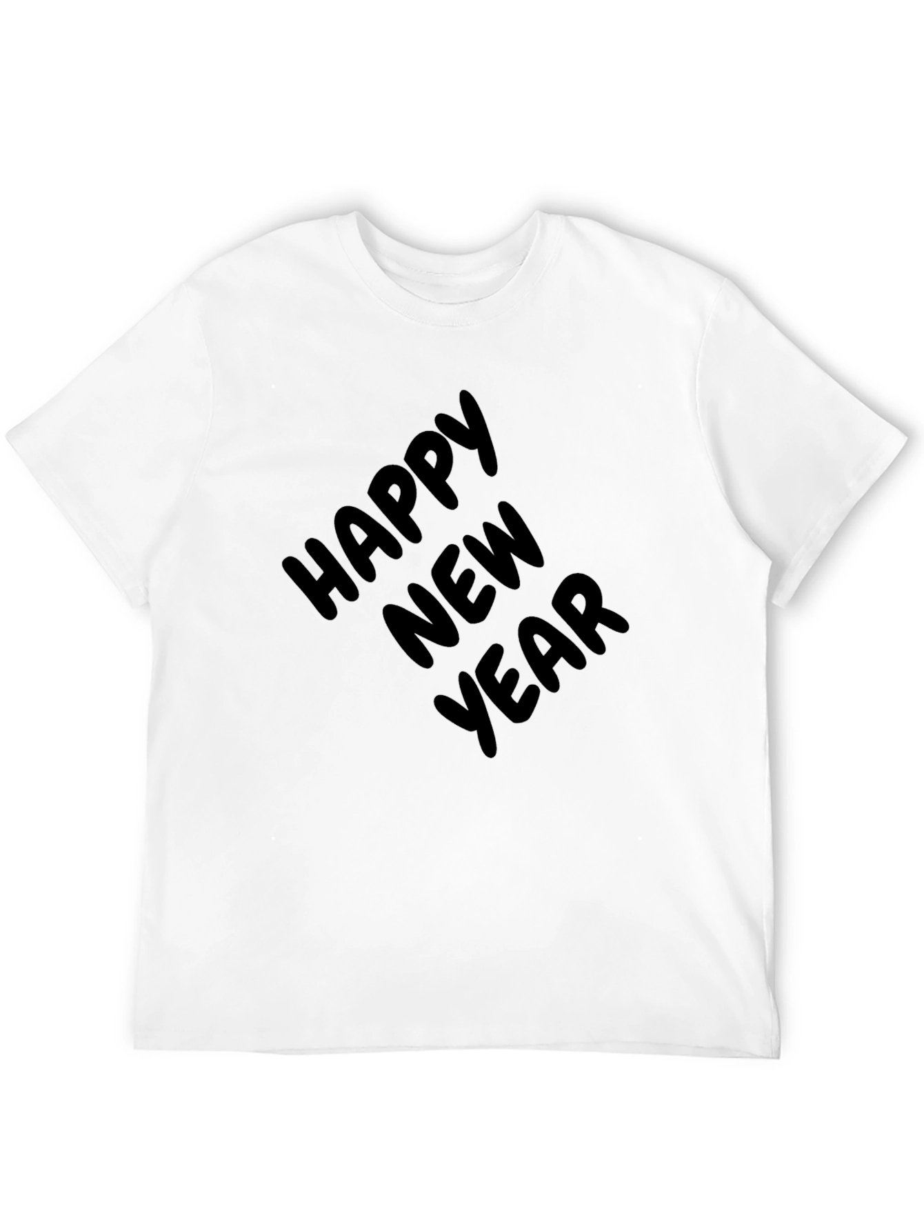 Happy New Year Black Tee
