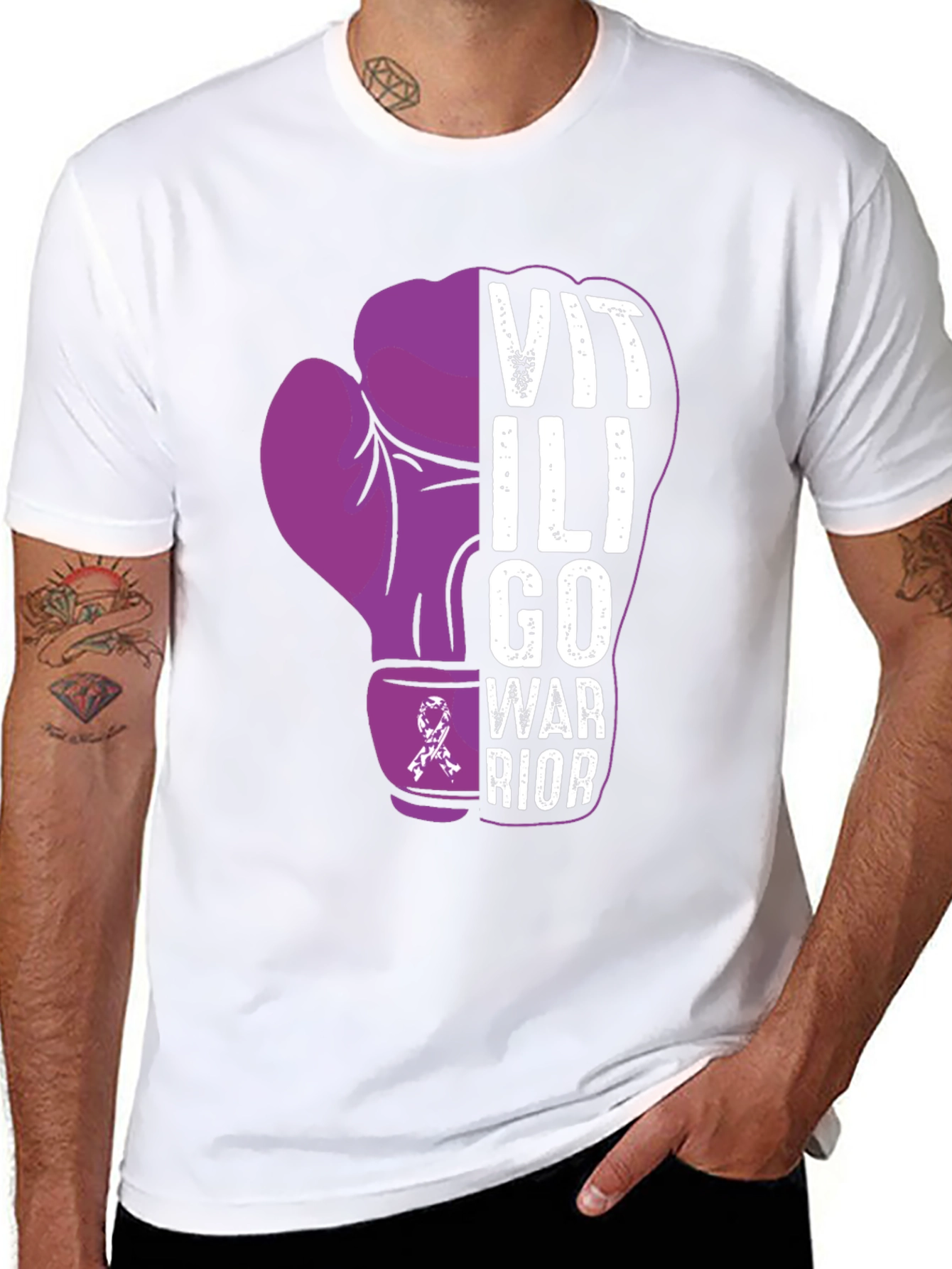 Vitiligo Warrior Awareness T-Shirt