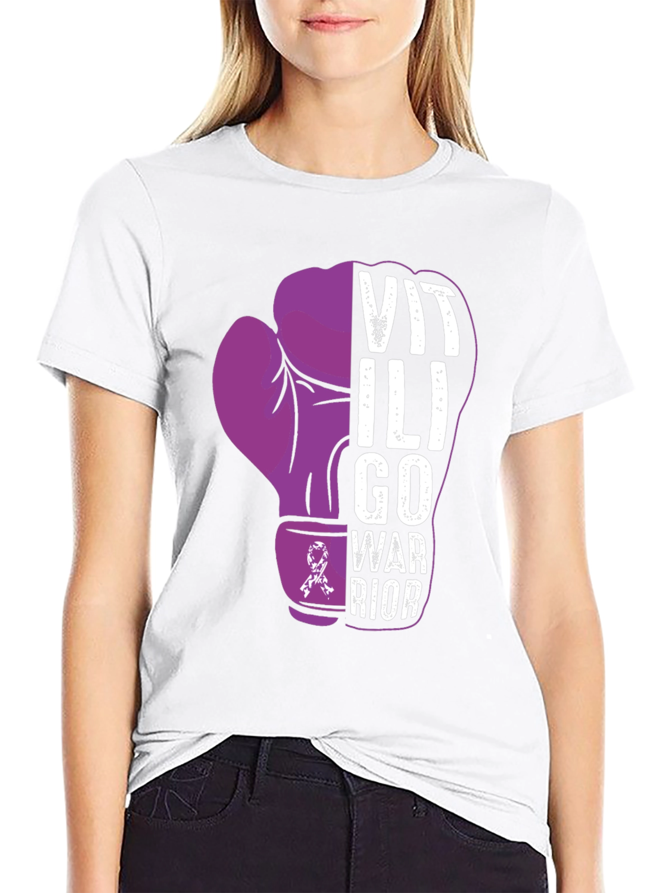Vitiligo Warrior Awareness T-Shirt