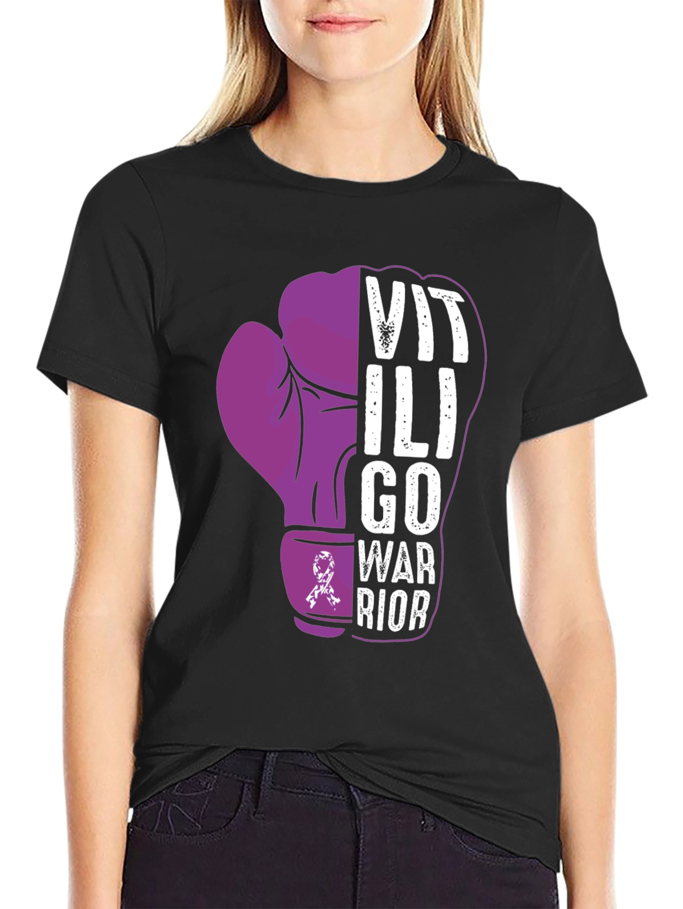 Vitiligo Warrior Awareness T-Shirt