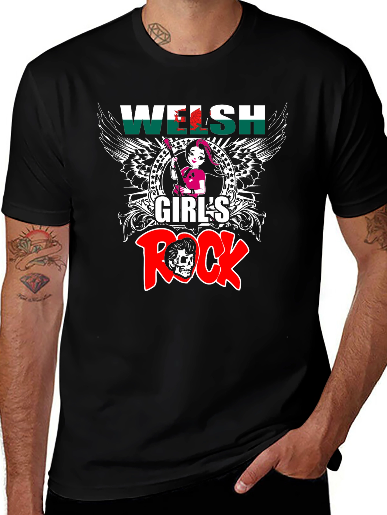 Welsh Girls Rock T-Shirt