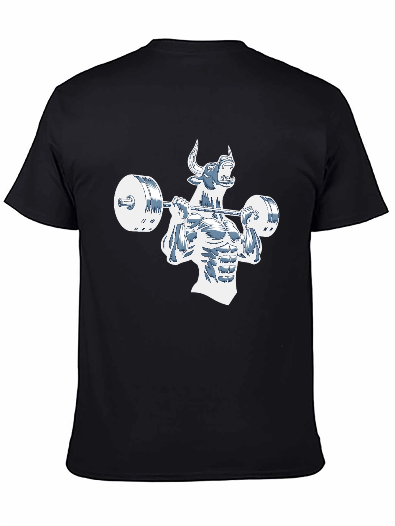 Gym Bull Black T-Shirt - Power Lifting