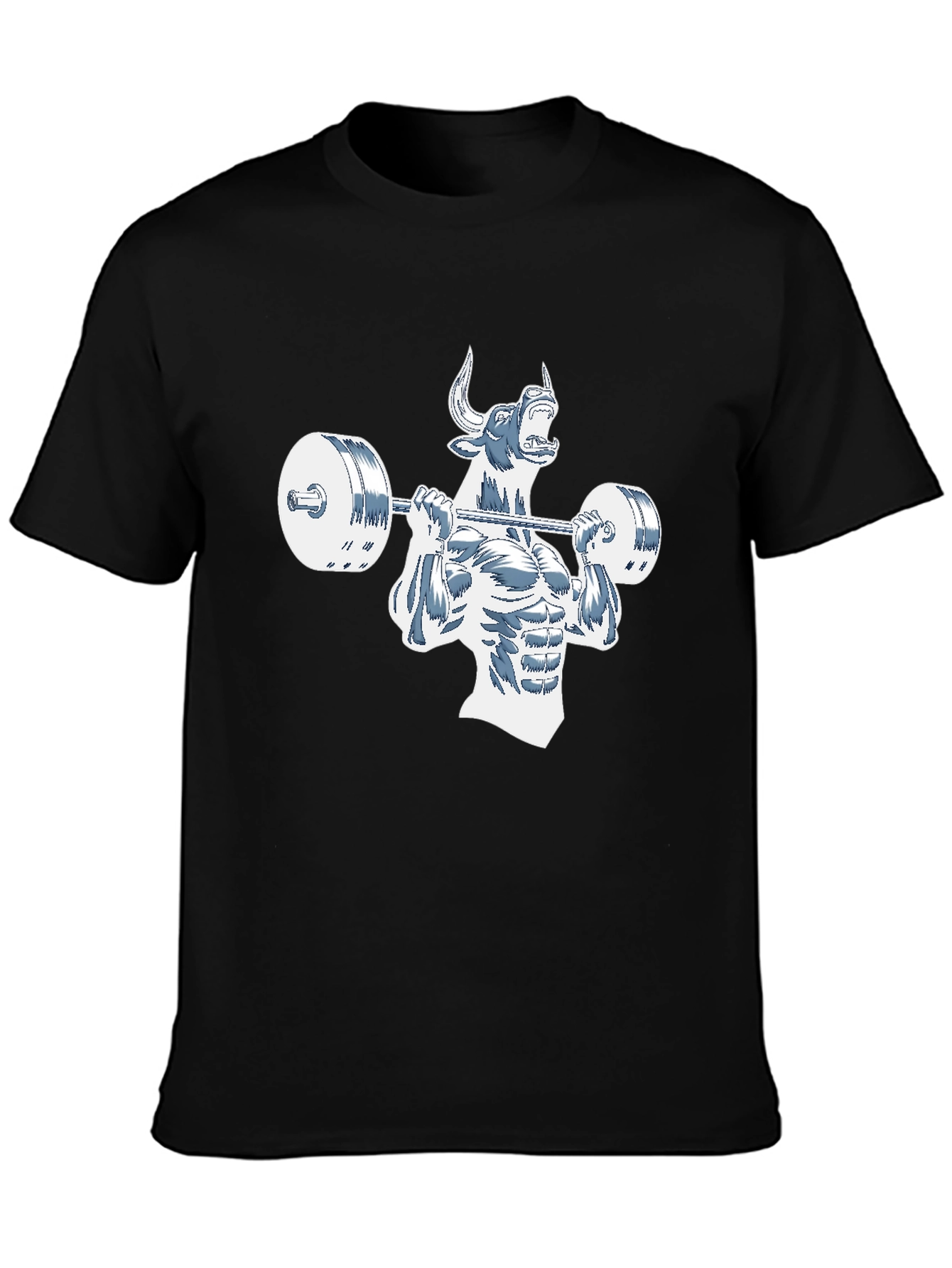Gym Bull Black T-Shirt - Power Lifting