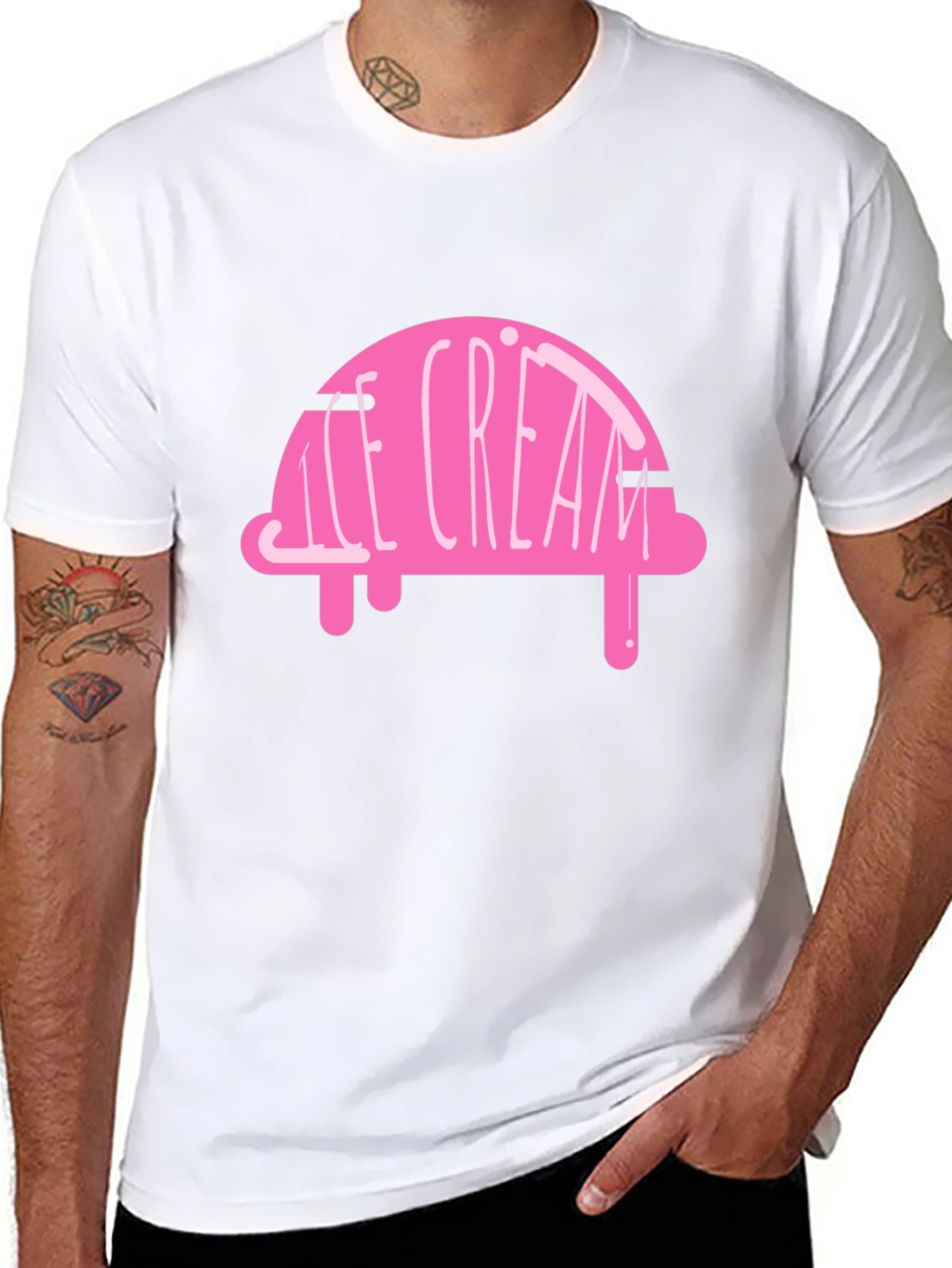 Ice Cream Graphic Tee - Stylish Unisex T-Shirt
