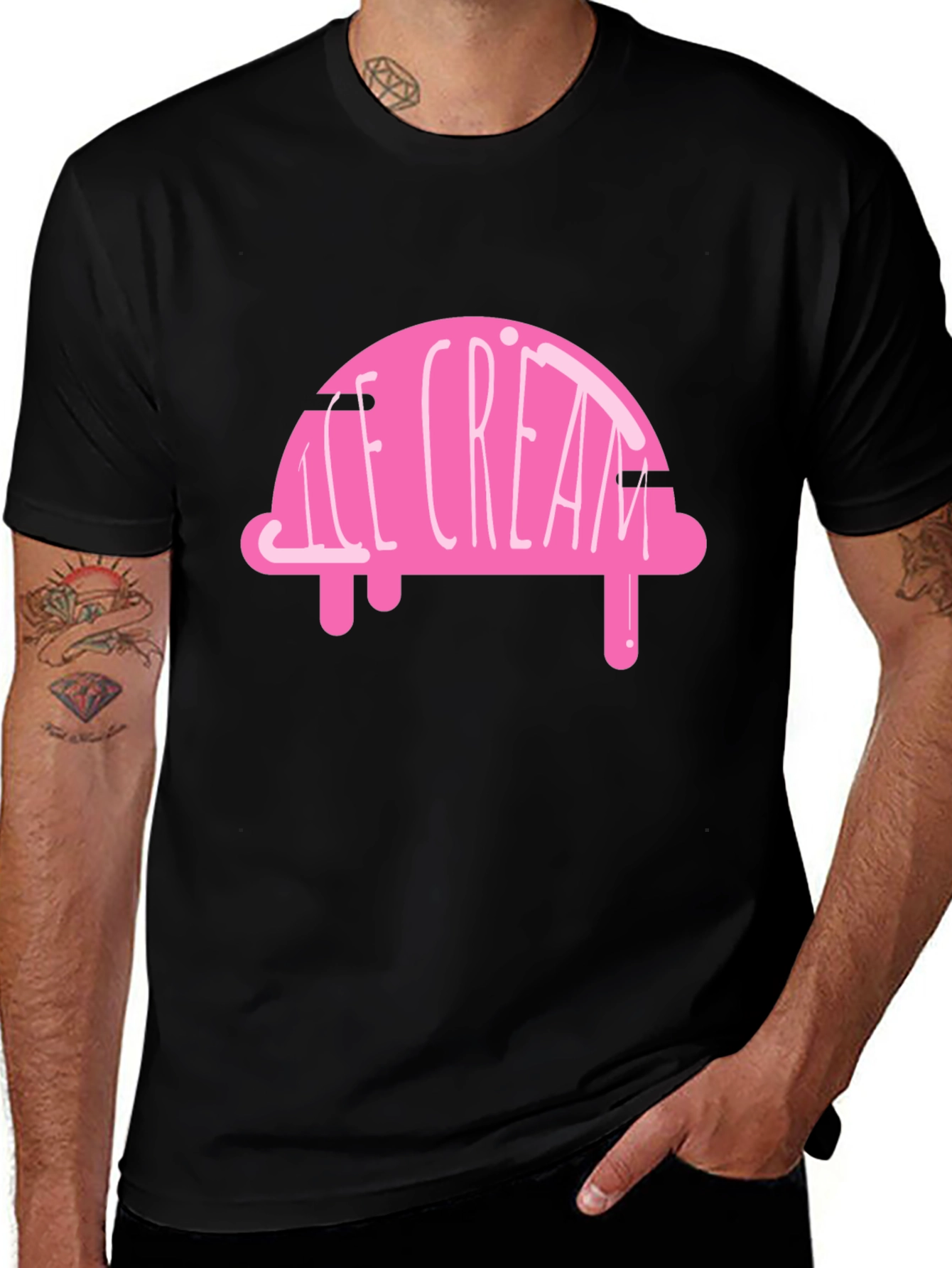 Ice Cream Graphic Tee - Stylish Unisex T-Shirt