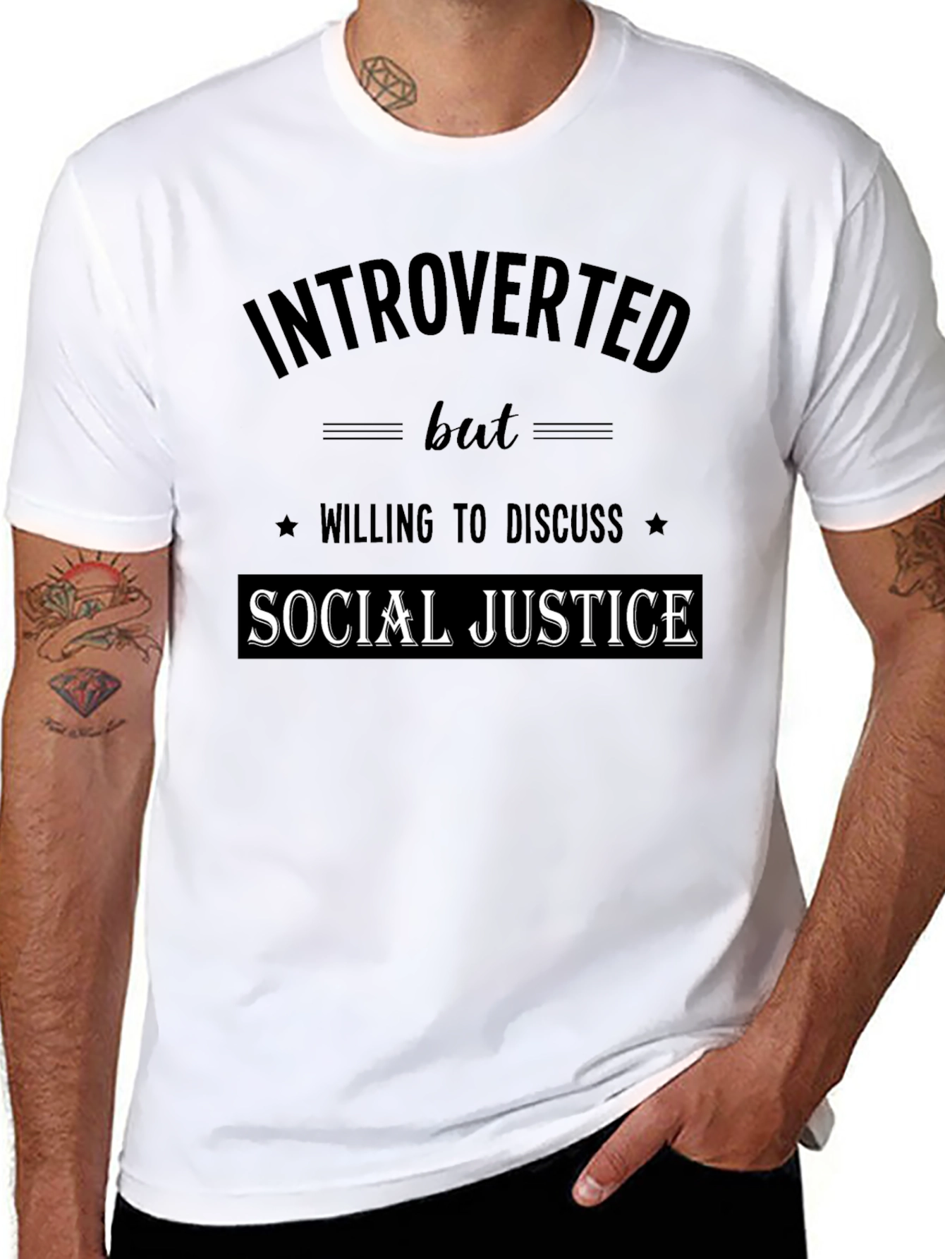 Introverted Social Justice T-Shirt