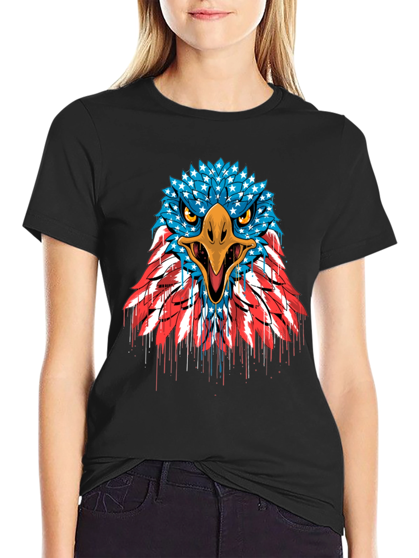 American Eagle Graphic Tee - Patriotic Design