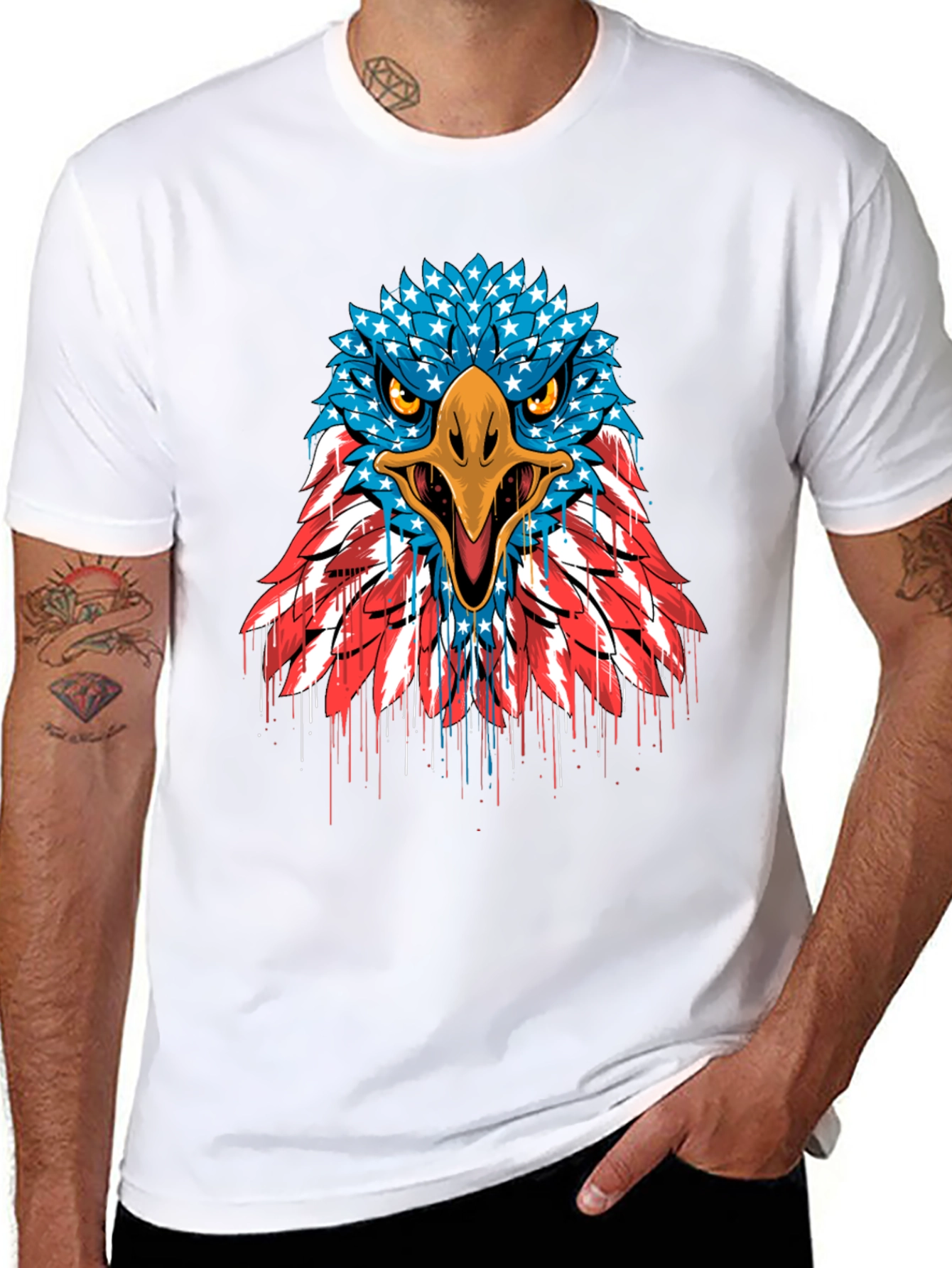 American Eagle Graphic Tee - Patriotic Design