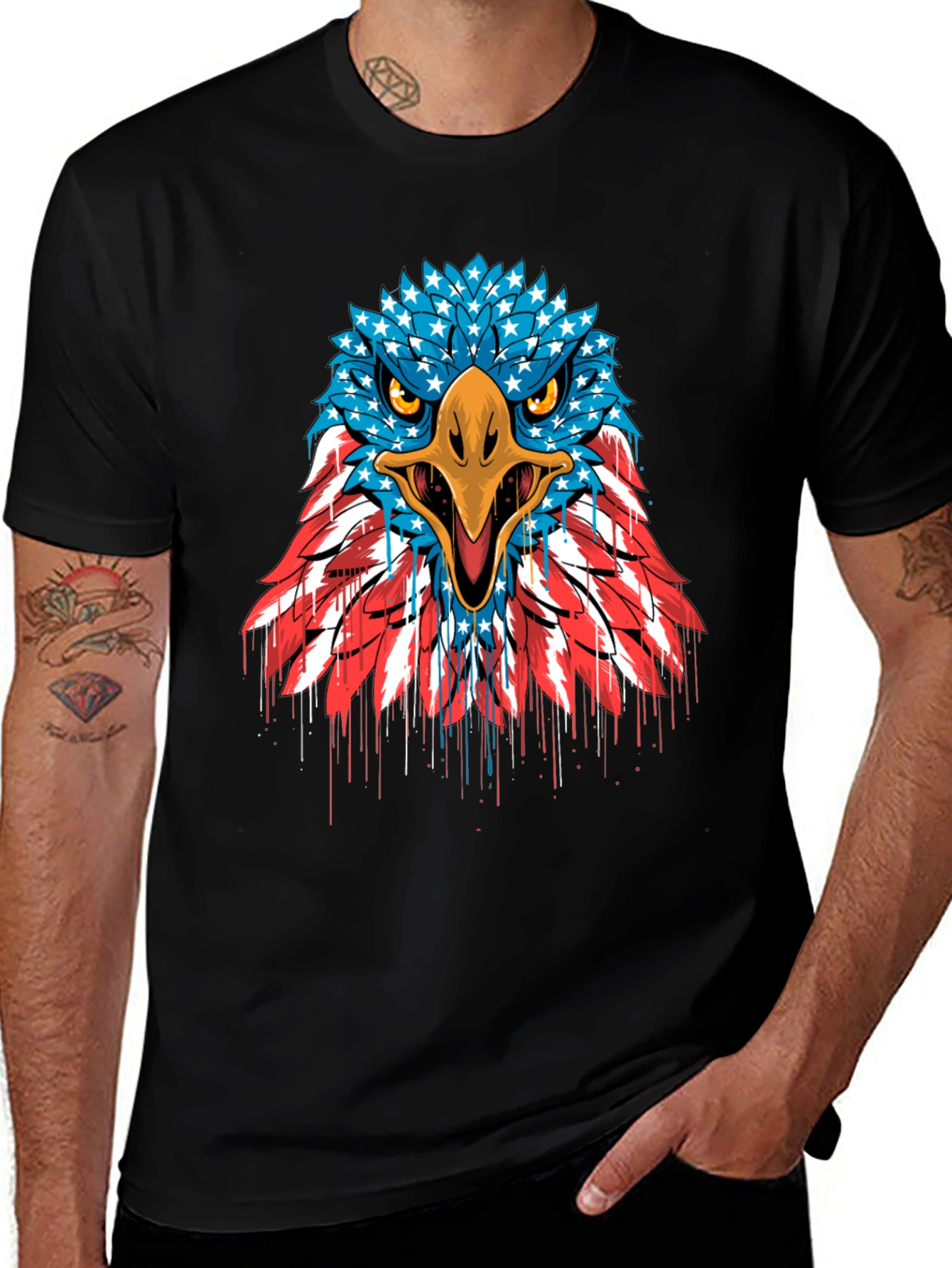 American Eagle Graphic Tee - Patriotic Design