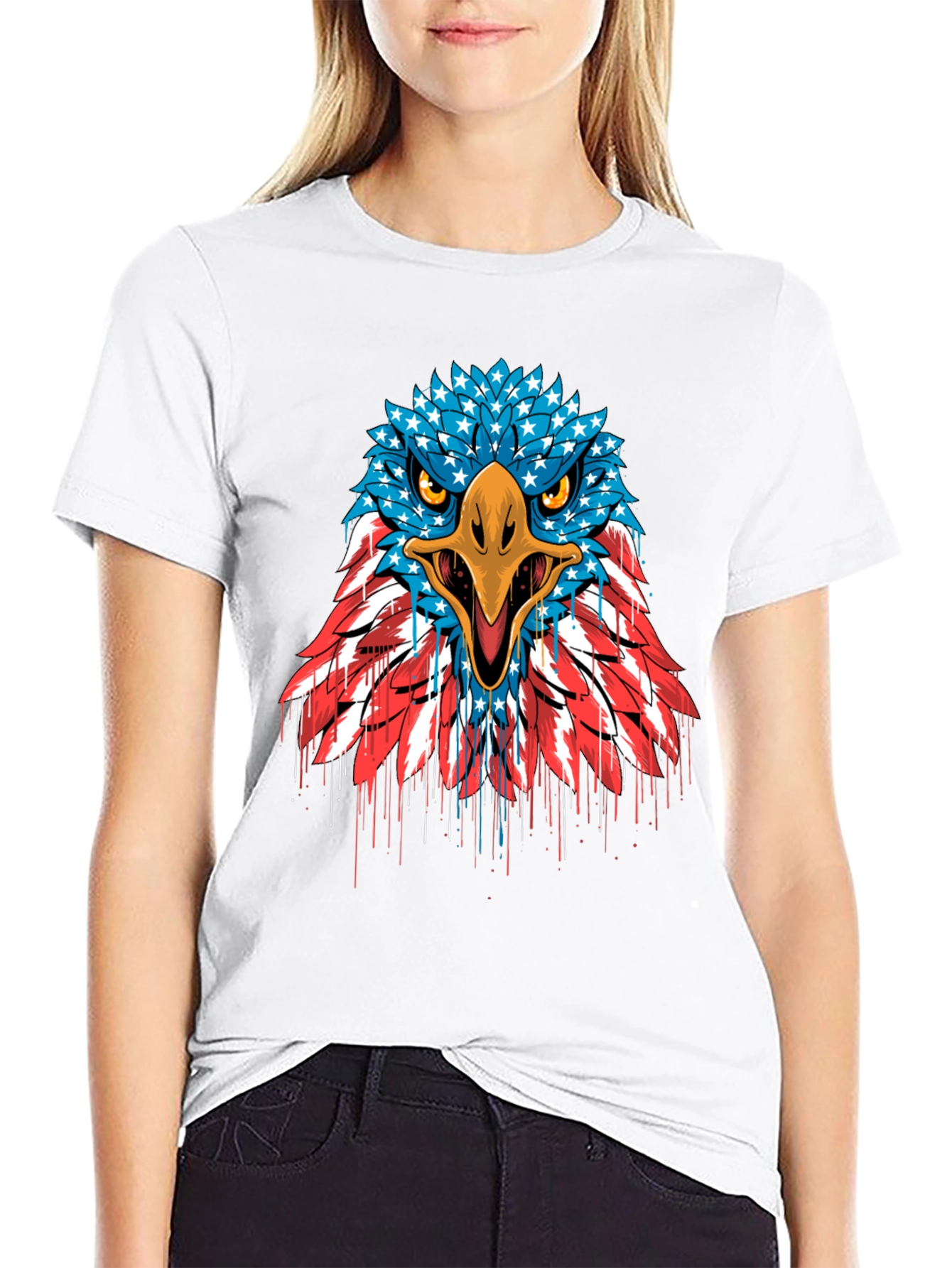 American Eagle Graphic Tee - Patriotic Design
