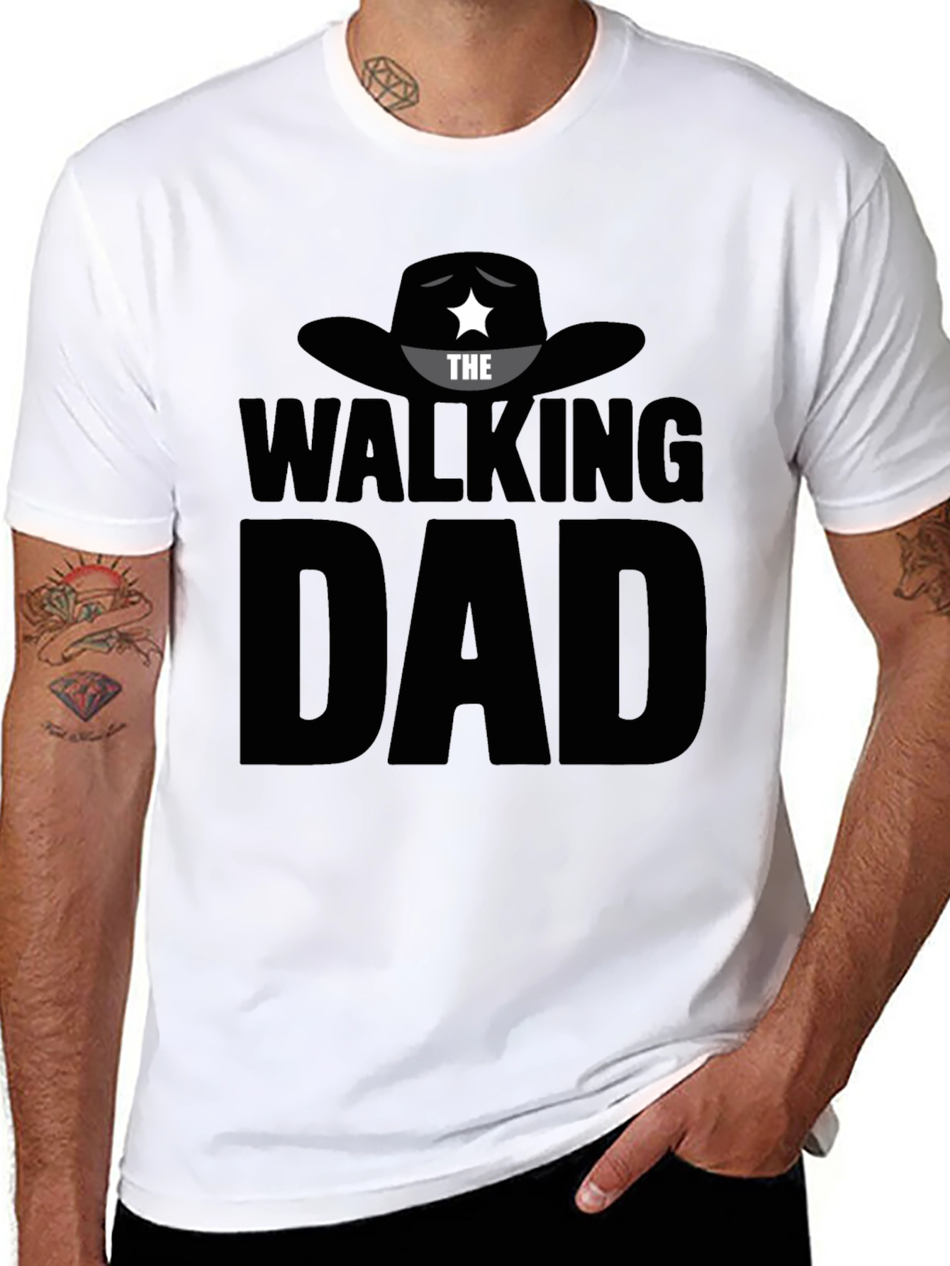 The Walking Dad T-Shirt - Fathers Day Gift