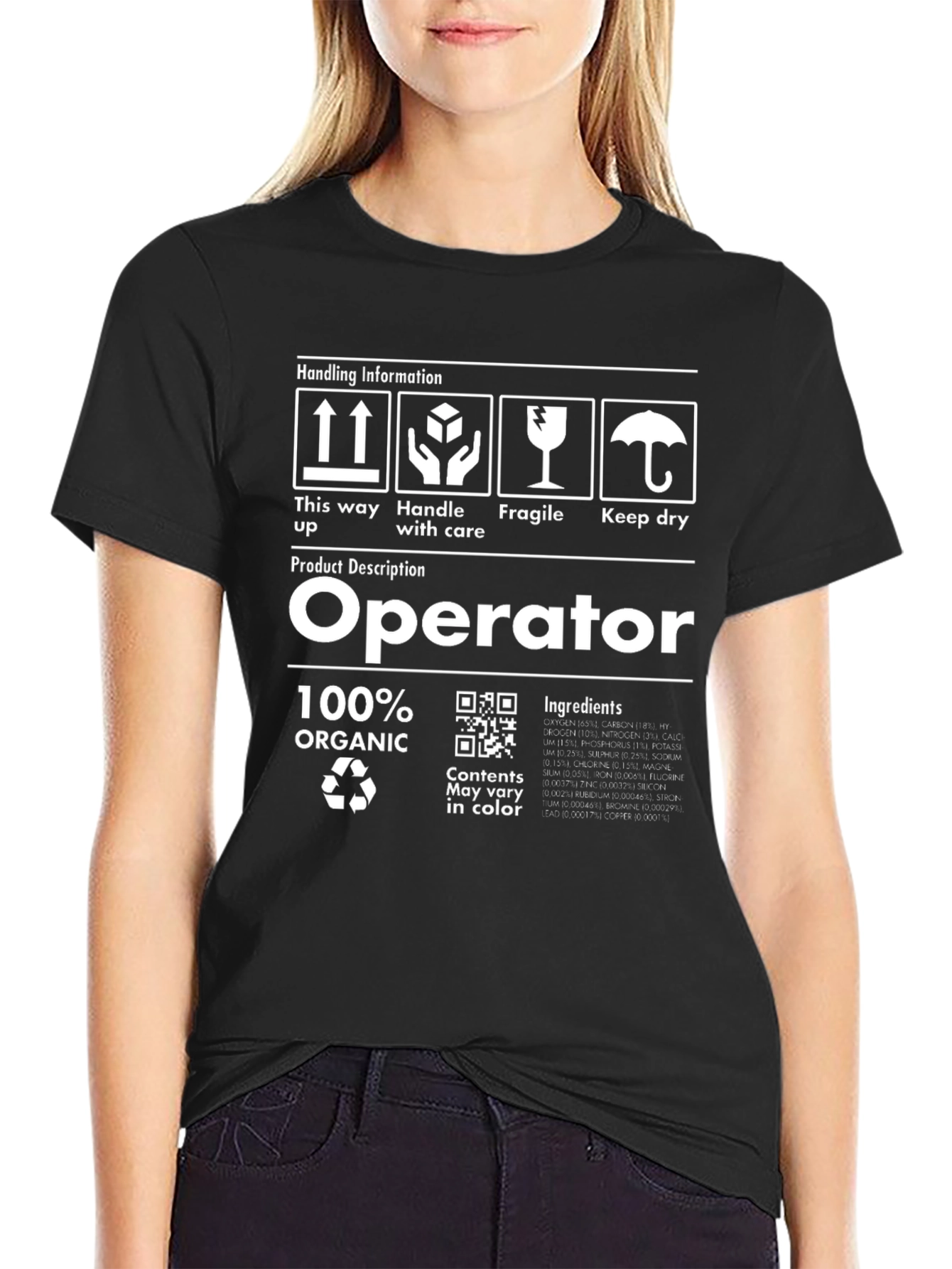 Operator 100% Organic Funny T-Shirt