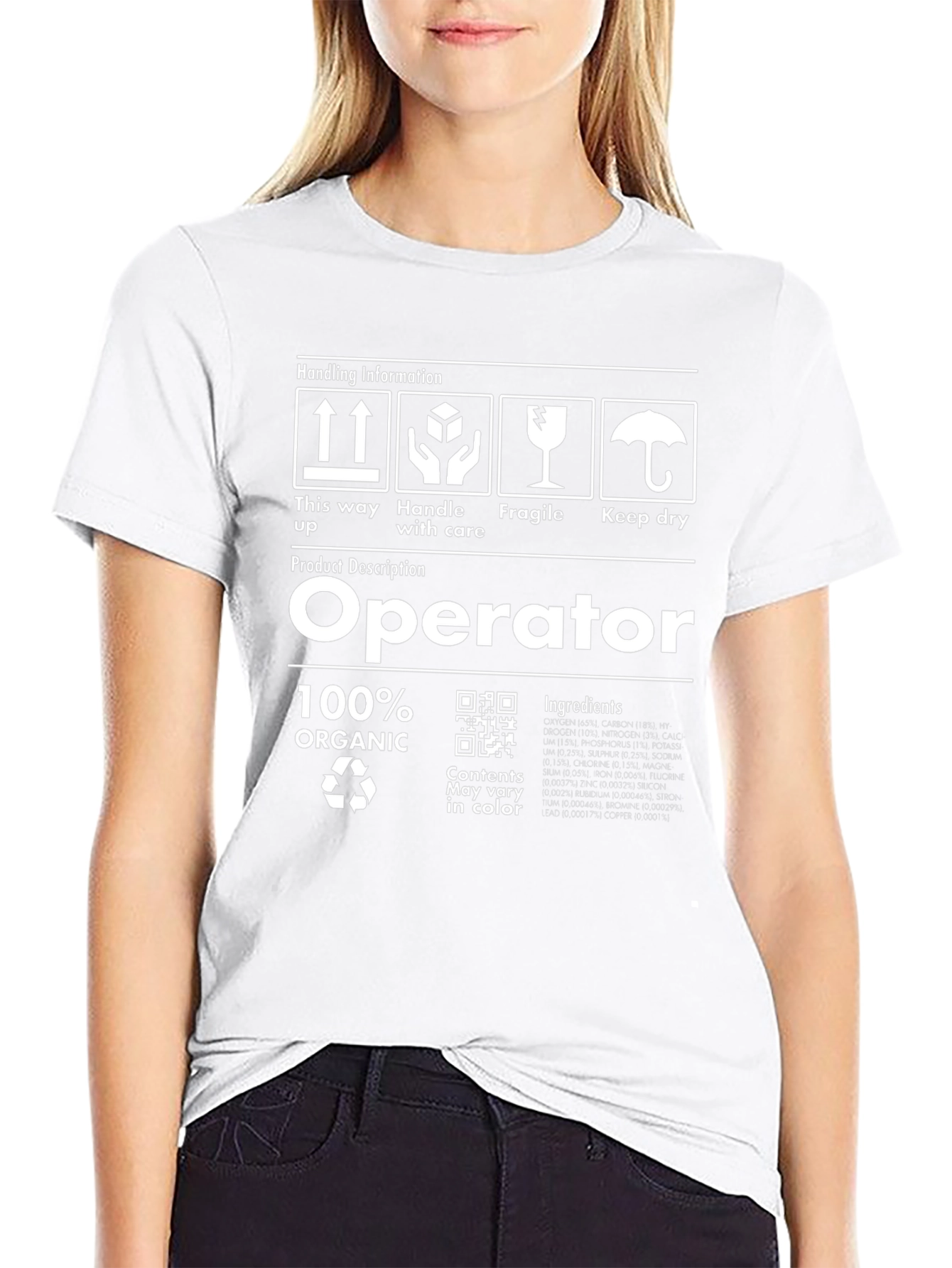 Operator 100% Organic Funny T-Shirt