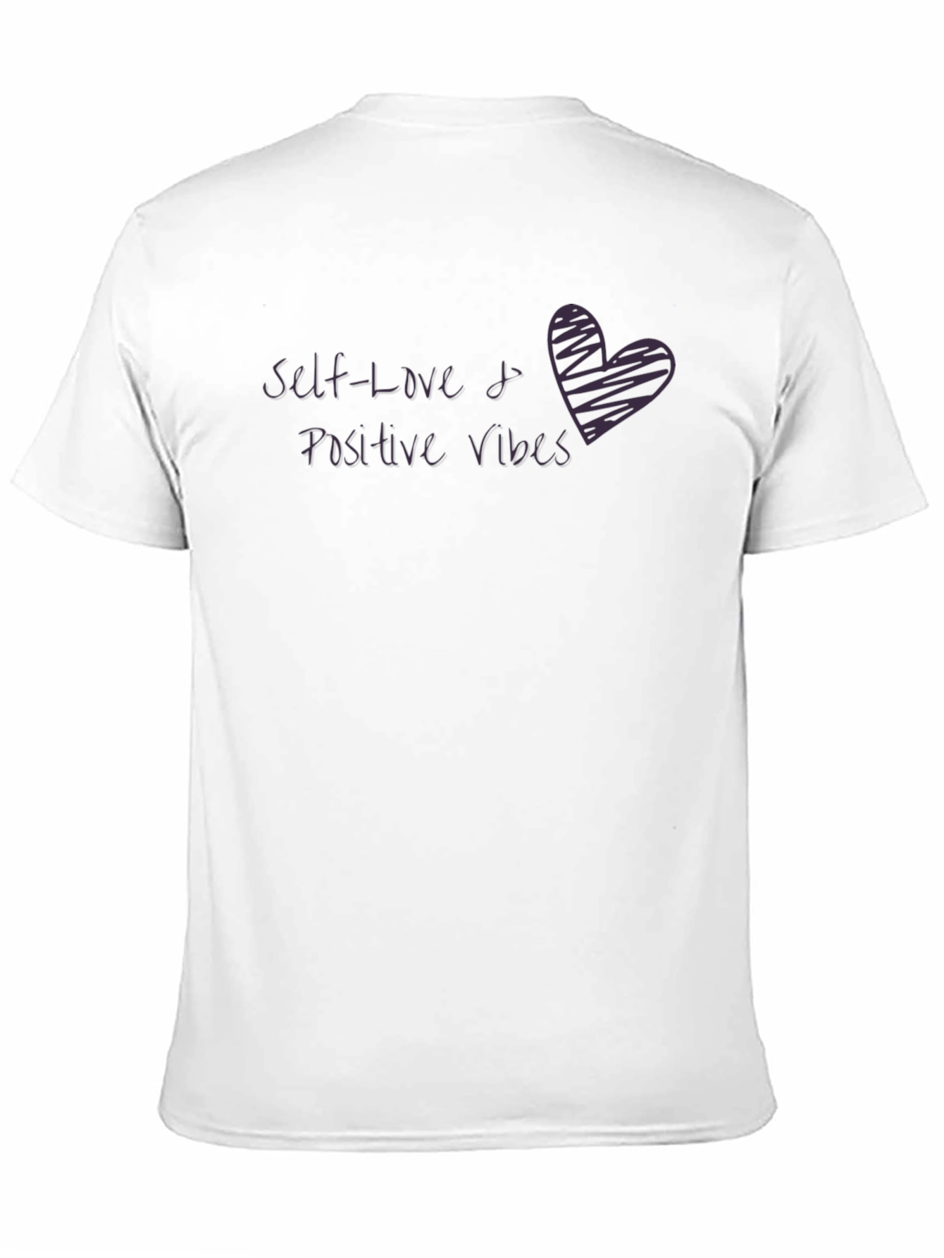 Self-Love & Positive Vibes Graphic Tee - Black