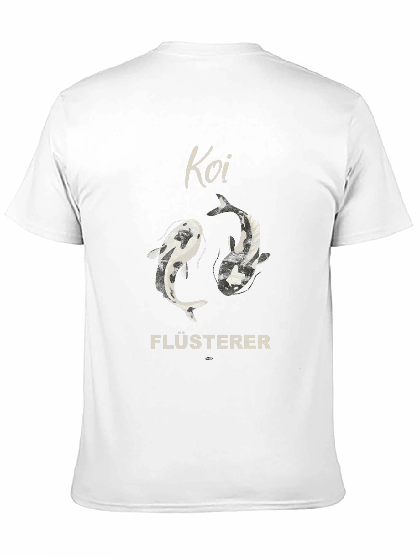 Koi Flüsterer Graphic Tee - Black Cotton T-Shirt