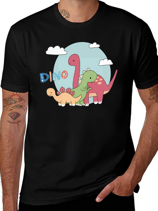 Dino T-Shirt - Cartoon Dinosaur Graphic Tee